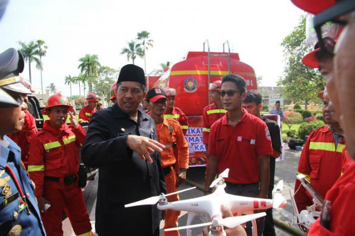 Pesan Penting Alfedri pada HUT Damkar ke 98 Kabupaten Siak