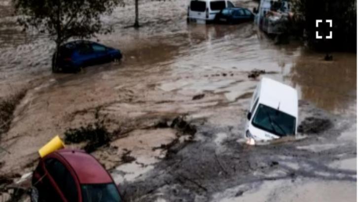 Hujan Deras Mengakibatkan Banjir Bandang  di Selatan dan Timur Spanyol