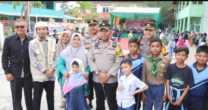 HUT Humas Polri Ke-73, Polres Kepulauan Meranti Lakukan Bakti Religi dan Salurkan Bansos