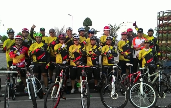Kapolres Senang Gowes Bareng Komunitas SKB