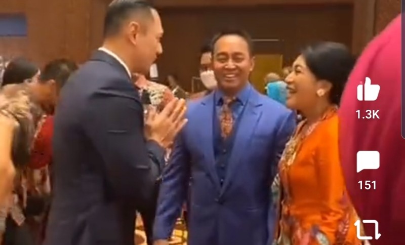 AHY Bagikan Momen Ketemu Panglima Andika Perkasa, Kode 'Semesta'?