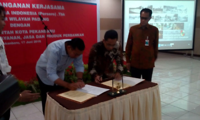Bank BNI Kerjasama dengaan Pemko Pekanbaru