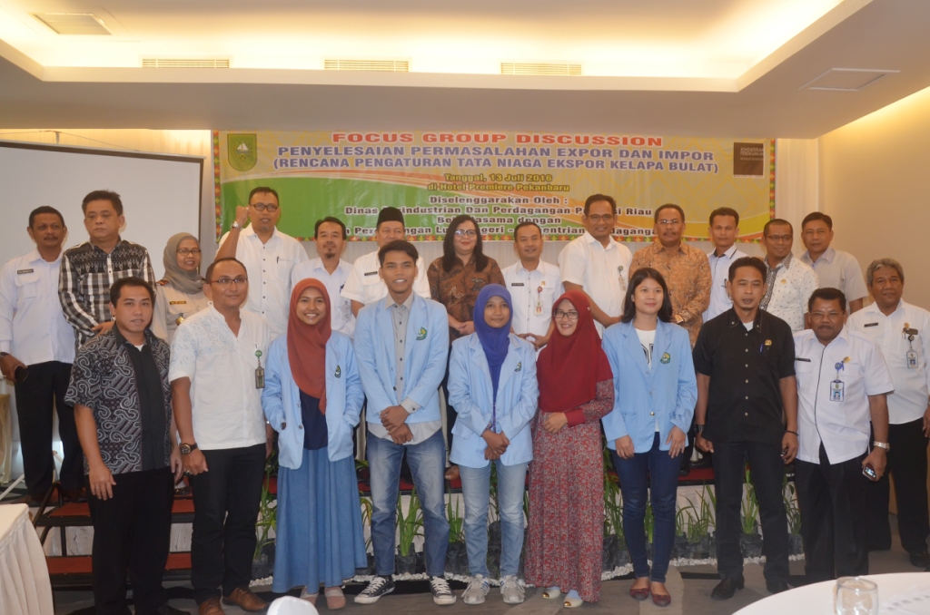 Bupati Inhil Hadiri Pelaksanaan Focus Group Discussion di Pekanbaru