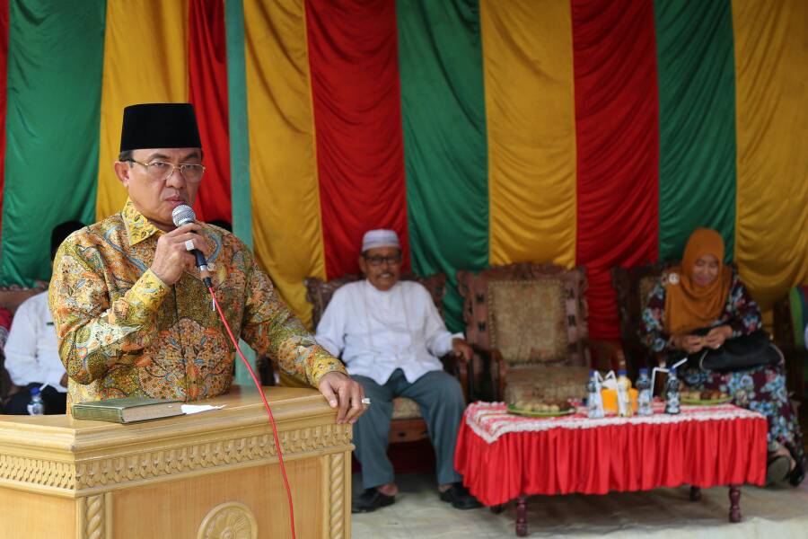 Bupati Wardan Resmikan Mushollah AN-NAHAR Tembilahan