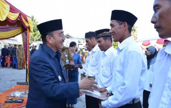 Herliyan Lantik 48 Anggota BPD Enam Desa di Rupat