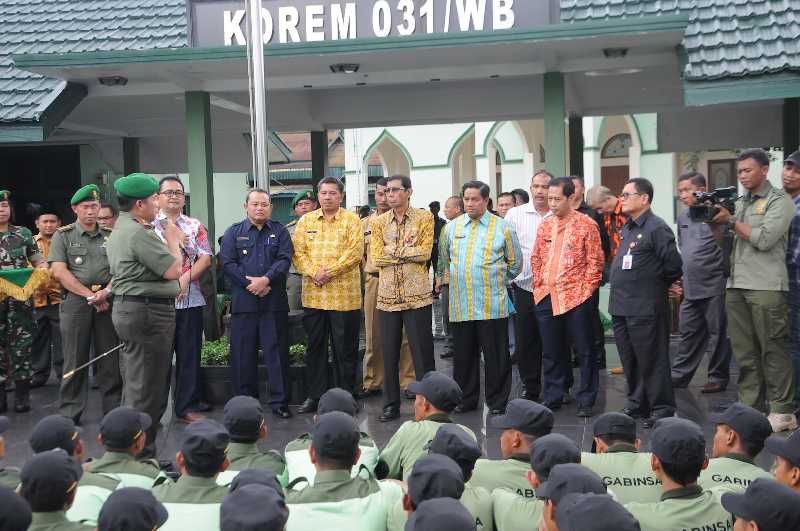Danrem: Gabinsa akan Membantu Babinsa Tangani Kebakaran Lahan di Riau