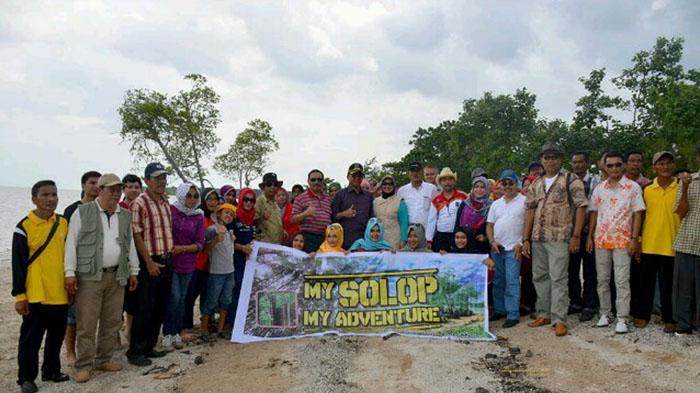 Diluar Dugaan, Liburan Hari Raya Pantai Solop Inhil Dikunjungi 8.000 Orang