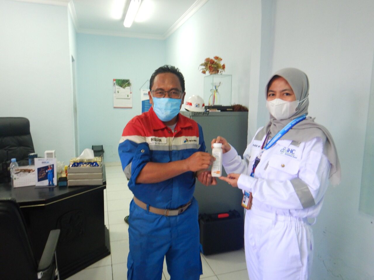 Jaga kesehatan pekerja, Pertamina Dumai rutin berikan nutrisi sayur buah