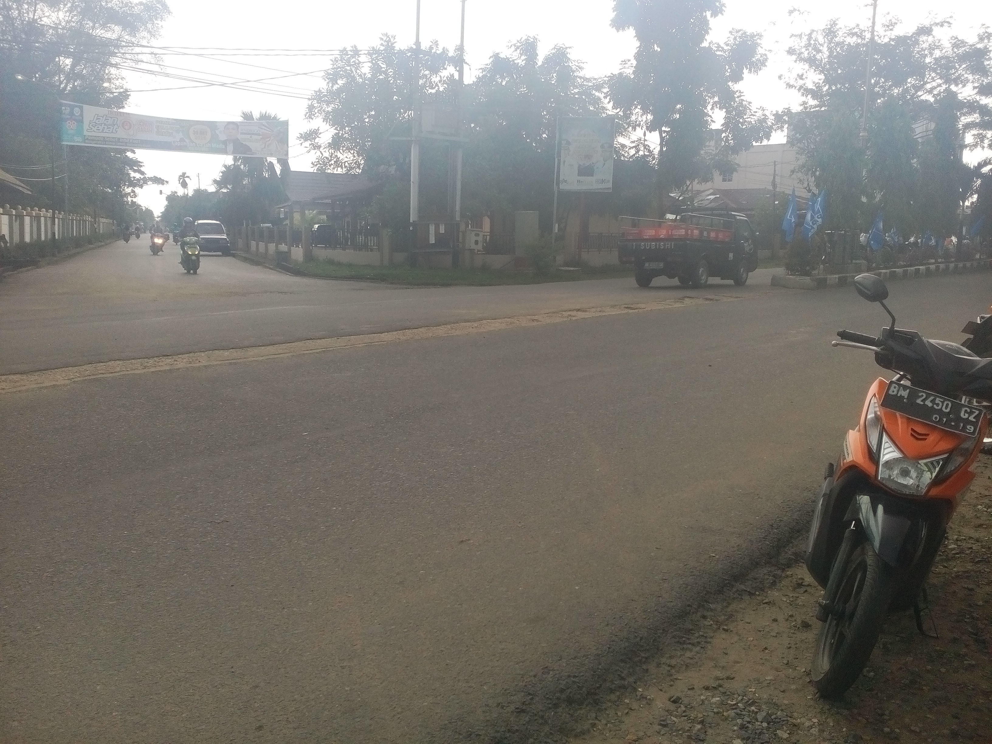 Jalan di Inhil Ini Rawan Kecelakaan, Warga Pinta Pihak Terkait Untuk Memperhatikan