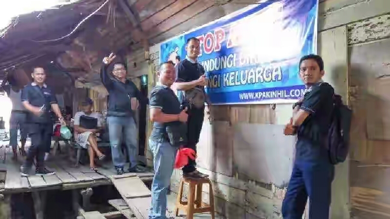 KPA Inhil Taja Sosialisasi Bahaya HIV/AIDS untuk Kaum Pria