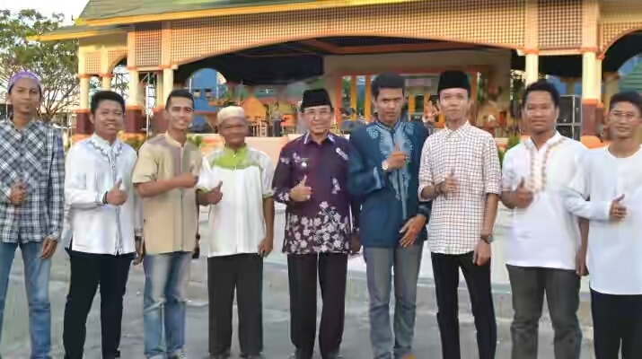 Peduli Musisi Muda Bertalenta, Bupati Inhil Hadiri Acara Gema Muharram