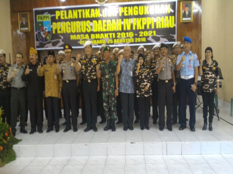 Pengurus Pusat FKPPI Melantik Pengurus Daerah IV FKPPI Riau, Acara Aman dan Meriah
