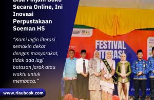 Bisa Pinjam Buku Secara Online, Ini Inovasi Perpustakaan Soeman HS