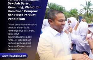 Tandai Pembangunan Sekolah Baru di Kemuning, Wahid: Ini Komitmen Pemprov dan Pusat Perkuat Pendidikan