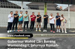 Gubernur Wahid Lari Bareng Wamendagri, Jalurnya Rumah-Kimteng
