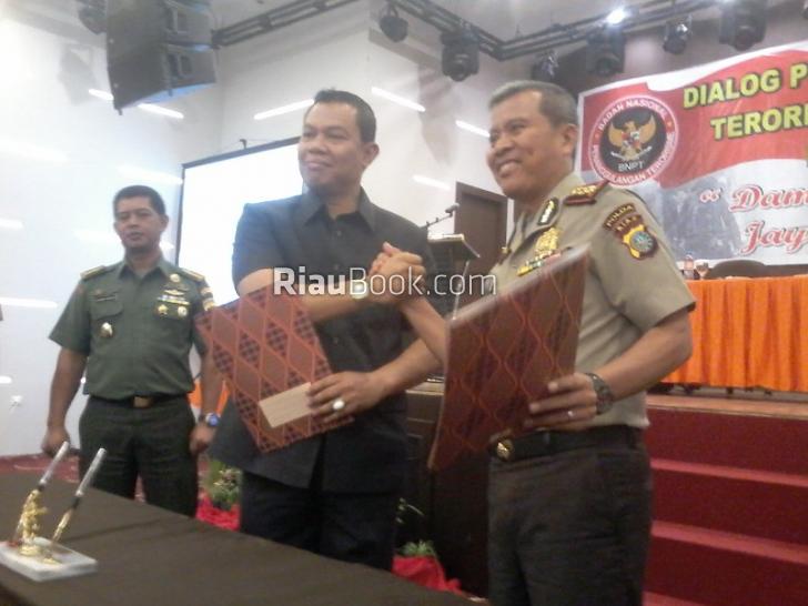 Inilah MoU Kepolisian Riau Soal Terorisme, Cegah Paham Anti Pancasila