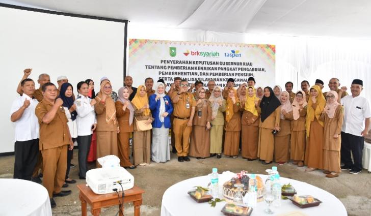 BKD Riau Bersama BRK Syariah & Taspen Sosialisasikan Layanan Perbankan dan Ketaspenan