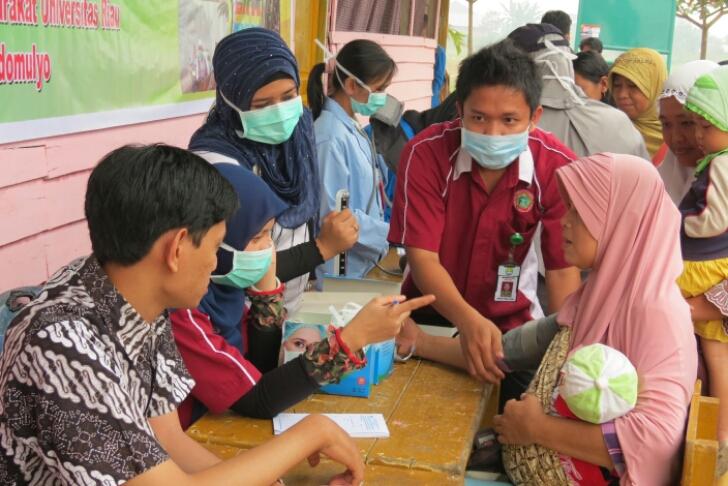 4 Bulan Didera Asap, Hampir Ratusan Ribu Jiwa Warga Riau Menderita