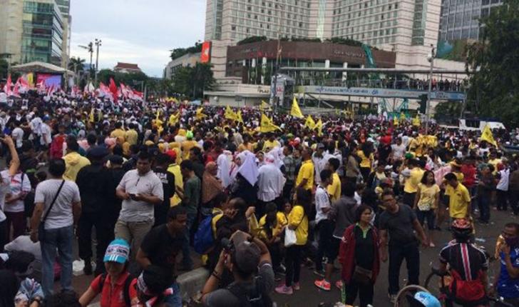 Peserta Aksi Kita Indonesia Mengaku Dibajak Pengurus Parpol