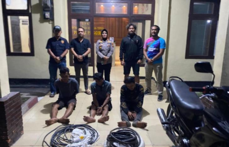 Polisi Ungkap Kasus Pencurian Kabel Penerangan Tol Permai