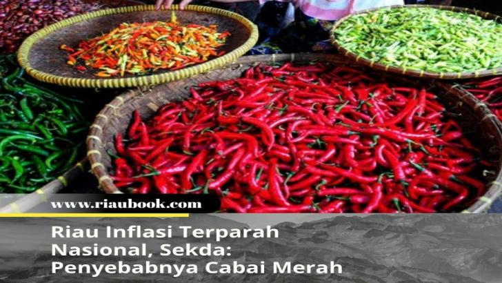 Riau Inflasi Terparah Nasional, Sekda: Penyebabnya Cabai Merah