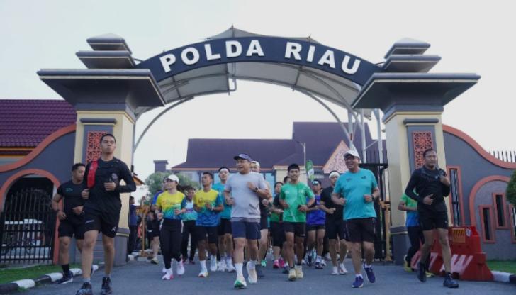 15.080 Peserta Siap Tampil dalam event Riau Bhayangkara Run 2026