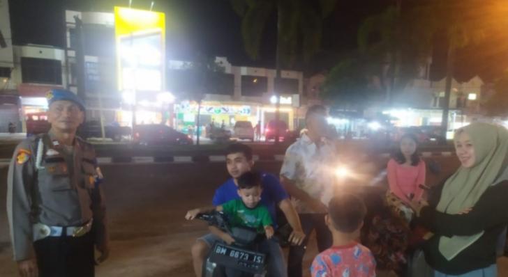 Begini Cara Polsek Pangkalan Kerinci Menangkal Informasi Hoax Menjelang Pemilu