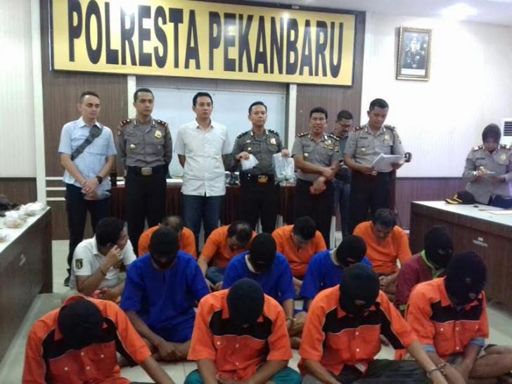 Sepekan, Polresta Ungkap 16 Kasus dengan 27 Tersangka
