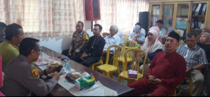 Pertemuan dengan Masyarakat Simpang Empat, Kompol Herman: Mari Bersama Sukseskan Pilkada Damai
