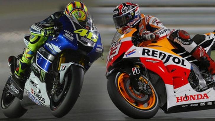 Pertarungan Hangat Marquez, Lorenzo dan Rossi di GP Americas, Ini Videonya