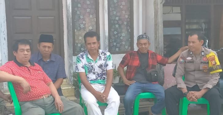 Partisipasi Bhabinkamtibmas Bersama Pemuka Masyarakat Sukaramai Pekanbaru
