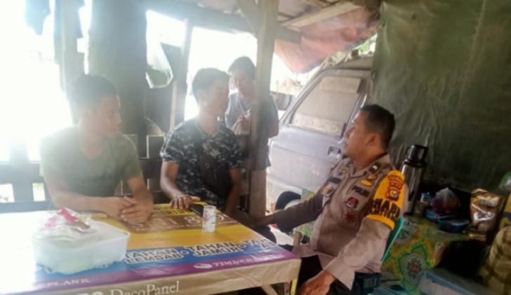 Pemilu Sebentar Lagi, Polisi Jaga Situasi Kondusif Masyarakat Labuhbaru Timur