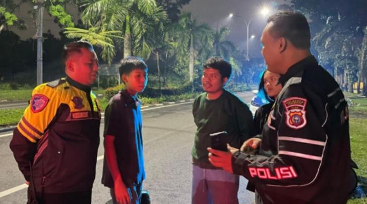 Puluhan Ranmor Terjaring Razia Balapan Liar di Pekanbaru