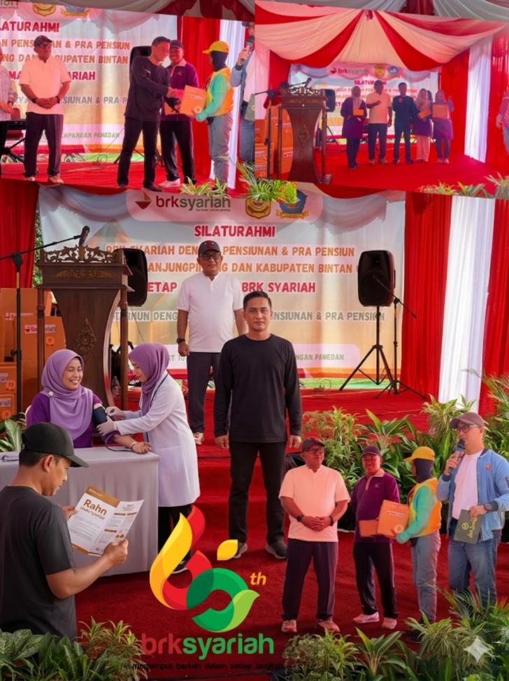 Manjakan Pensiunan, BRK Syariah Hadirkan Layanan Kesehatan dan Solusi Finansial di Tanjungpinang