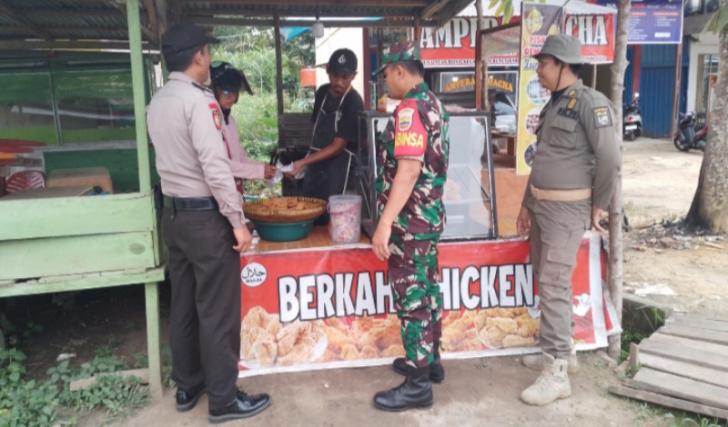 Patroli Sinergitas, Polsek Bunut Sampaikan Pesan Kamtibmas kepada Masyarakat