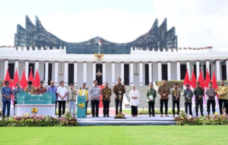Presiden Jokowi Resmikan Istana Negara di Ibu Kota Nusantara