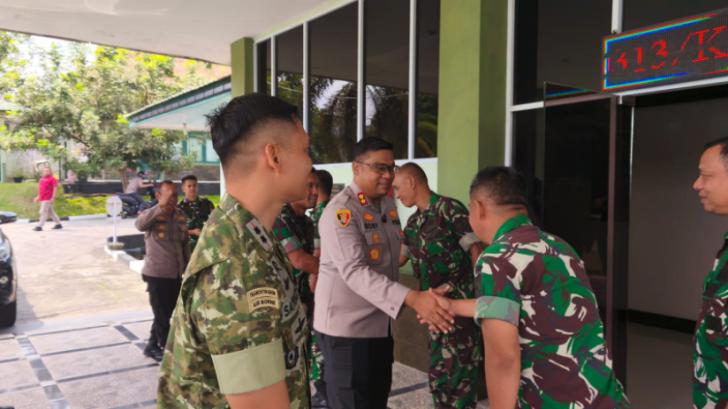 Komitmen Sinergitas, Kapolres Kampar Kunjungan Silaturahmi dengan TNI dan Kejaksaan