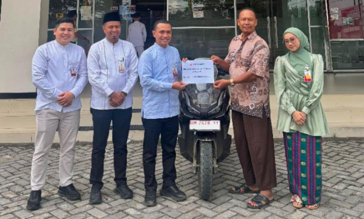 Bedelau Langsung BRK Syariah, Siswanto Bawa Pulang Honda ADV 160