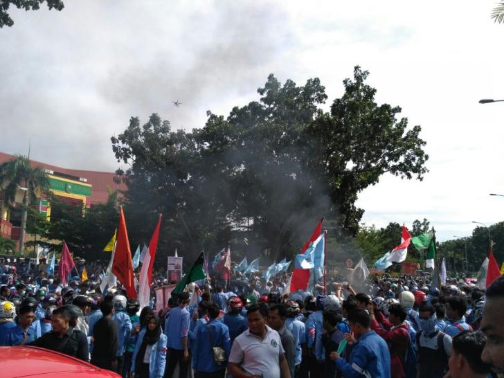 Aksi Bela Rakyat dan Gelombang Massa Mahasiswa di Riau