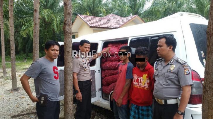 Polres Siak Gagalkan Penyeludupan Bawang Merah Ilegal dari Bengkalis