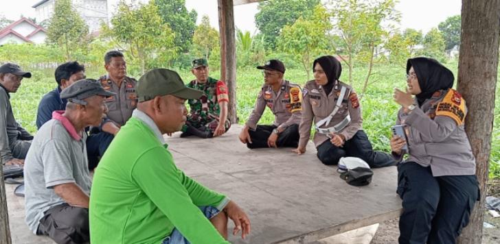 Polisi Sampaikan 8 Poin Pesan Kamtibmas kepada Kelompok Tani Pangkalan Kerinci, Simak Yuk!