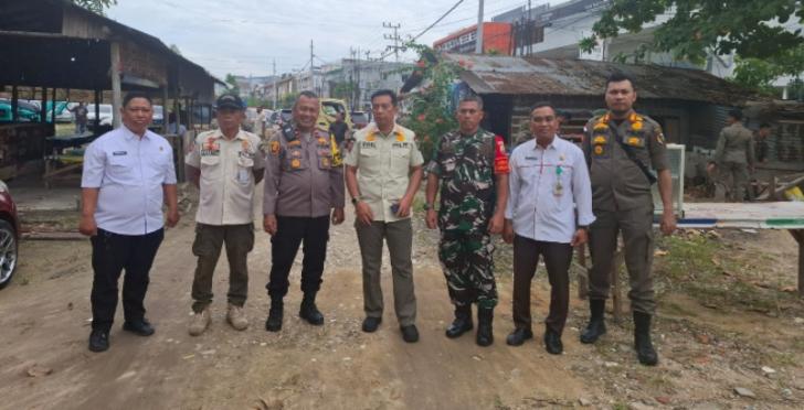 Ciptakan Suasana Kondusif, Polisi Pastikan Keamanan Penertiban Bangunan Liar di Marpoyan