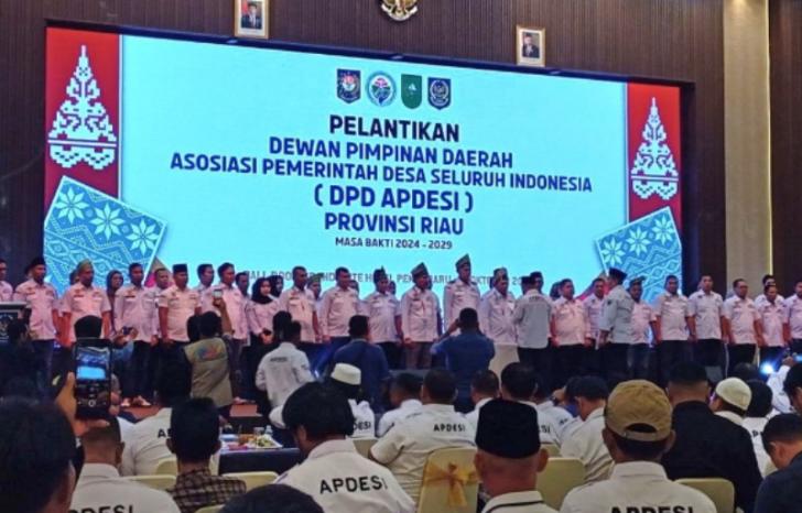 Pengurus DPD APDESI Dilantik, Ini Harapan Pemprov Riau