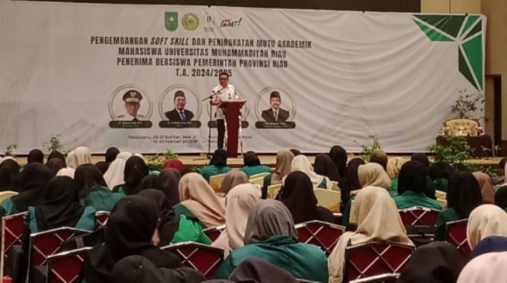 Ratusan Mahasiswa di Riau Ikuti Pelatihan Pengembangan Soft Skill