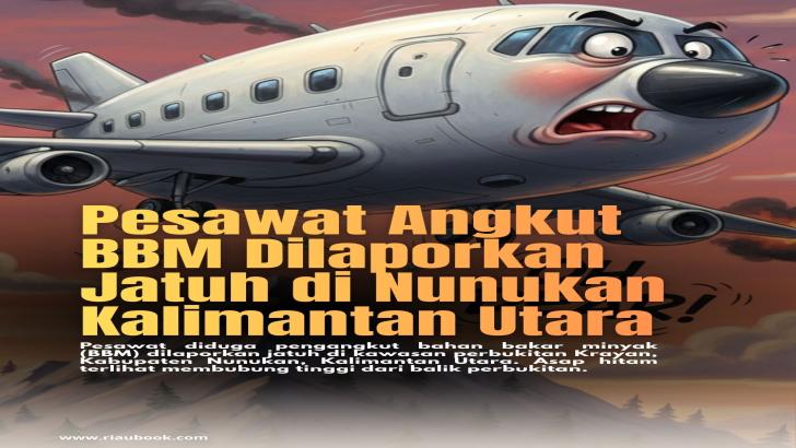 Pesawat Angkut BBM Dilaporkan Jatuh di Nunukan Kalimantan Utara