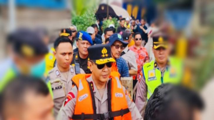 Jembatan Ambruk di Sumatera Selatan, Kapolda, Pangdam dan PJ Gubernur Sumsel Temui Masyarakat Desa