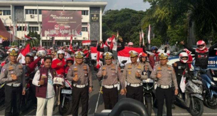 Kampanye Keselamatan Lalu Lintas Melalui Perlombaan dan Pawai Safety Riding