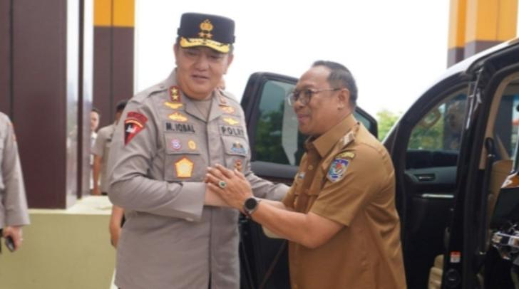 Penjabat Gubri Rahman Hadi Kunjungan ke Polda Riau