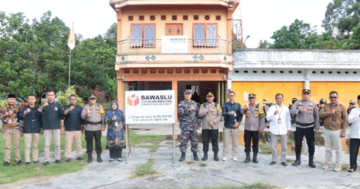 Kapolres Kepulauan Meranti Tinjau Sekretariat PPK di Pulau Terluar