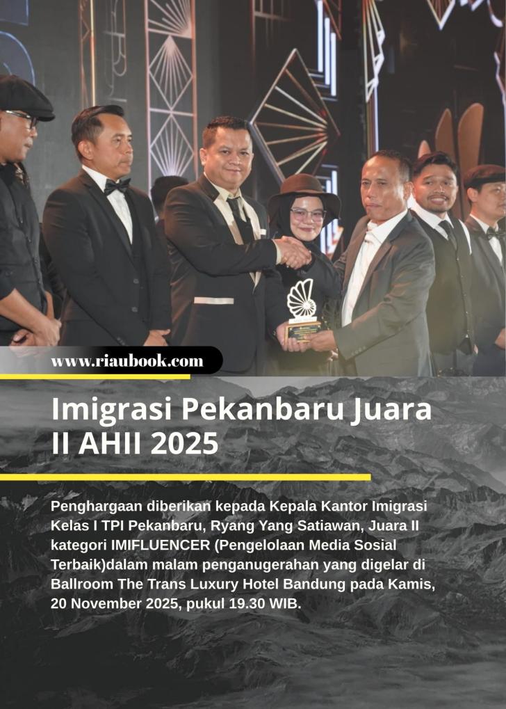 Imigrasi Pekanbaru Juara II AHII 2025